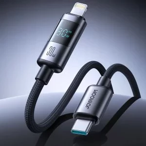كابل جوي روم S-A16 برو بريزم سلسلة USB-C إلى لايتنينج 1.2 متر أسود - جوي روم - Image 4