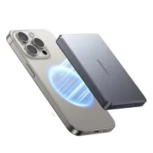 بنك طاقة لاسلكي مغناطيسي Joyroom JR PBM08Pro 10000mAh شحن سريع 20W رمادي داكن