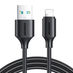 كابل شحن ونقل بيانات USB Lightning من JOYROOM أسود بطول 1 متر لأجهزة iPhone و iPad