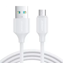 كابل شحن Joyroom Micro USB بطول 25 سم أبيض S UM018A9 شحن سريع ونقل بيانات