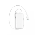 Joyroom JR PR2 Power Bank 10000mAh White with USB C and Lightning Cables - Joyroom