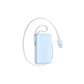 بنك طاقة جوي روم JR PR2L 10000 مللي أمبير في الساعة 35 واط مع كابل USB C مدمج أزرق
