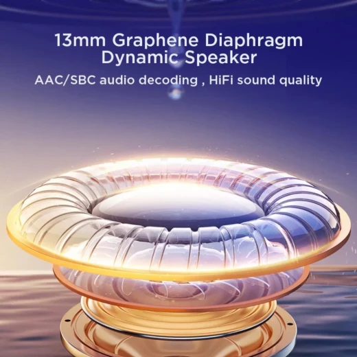 سماعات أذن Joyroom Jbuds Series JR-BC1 اللاسلكية بتقنية ANC وبلوتوث 5.3 لون أسود - جوي روم - Image 4