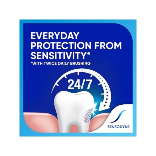 Sensodyne Extra Fresh Toothpaste for Sensitive Teeth, 50ml, Daily Protection - Sensodyne - Image 4