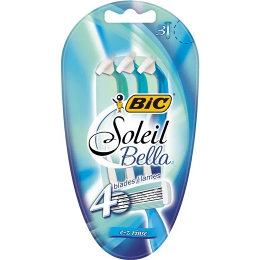 Bic Soleil Bella Women's Razor Blister Pack 3 Count, Smooth Shave, Sensitive Skin Bic Soleil Bella Women's Razor Blister Pack 3 Count, Smooth Shave, Sensitive Skin