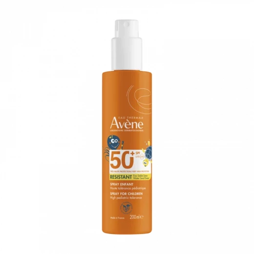 Avène Kids Sun Protection Spray SPF50+ 200ml, Very High Protection, Water Resistant, Sensitive Skin