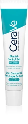 CeraVe Acne Control Gel 40ml, Salicylic Acid Treatment for Blemishes, Oil Control - CeraVe