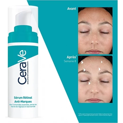 CeraVe Resurfacing Retinol Serum 30ml for Post-Acne Marks and Enlarged Pores - CeraVe - Image 5