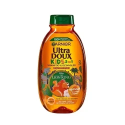 Garnier Ultra Doux 2 in 1 Kids Shampoo and Detangler Apricot and Cotton 400ml