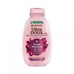 Garnier Ultra Doux Moisturizing Grape Water and Grape Seed Oil Shampoo for All Hair Types 600ml - Garnier