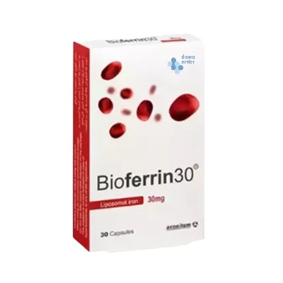 Bioferrin 30mg Iron Supplement: Enhance Energy Levels, Reduce Fatigue, Boost Vitality, and Support Overall Health. Contains 30mg of Iron per Serving - Bioferrin