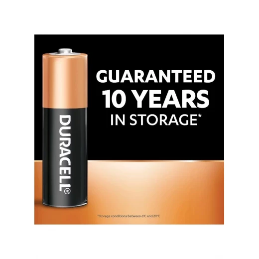 Duracell AA Alkaline Batteries 4 Pack Long Lasting Power for Everyday Devices like Remotes, Flashlights, and Toys Reliable Battery Performance - Duracell - Image 5