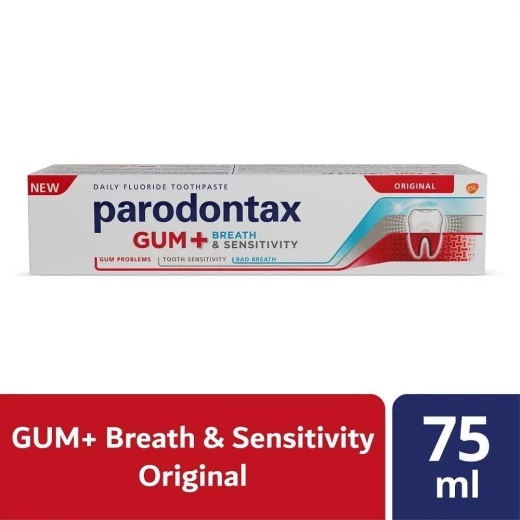 Parodontax Toothpaste for Gum Problems, Bad Breath, and Sensitive Teeth 75 ml Parodontax Toothpaste for Gum Problems, Bad Breath, and Sensitive Teeth 75 ml