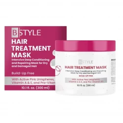 B Style Hair Oil Treatment with Beads 300ml for Hair Growth and Strength