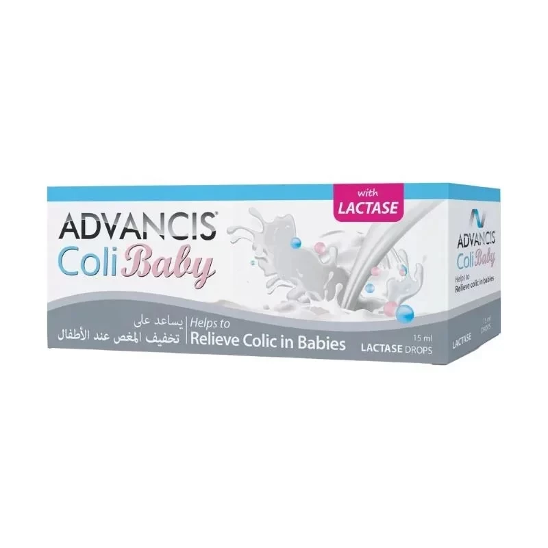 Advancis ColiKids Baby Drops 15ml Lactase Supplement for Infant Digestion & Colic Relief - Advancis