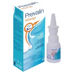Prevalin Allergy Nasal Spray for Adults 120 Sprays Provides Fast Relief From Hay Fever, Allergies, and Blocked Nasal Passages. Effective, Non Drowsy Formula