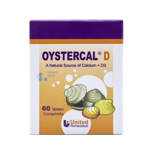 Oystercal D Calcium And Vitamin D3 Supplement 60 Tablets Bone Health Support