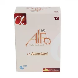 Alfo 600mg Tablets for Effective Pain Relief 30 Count Pack Strong Formulation for Adults Fast Acting Relief from Headaches and Muscle Aches
