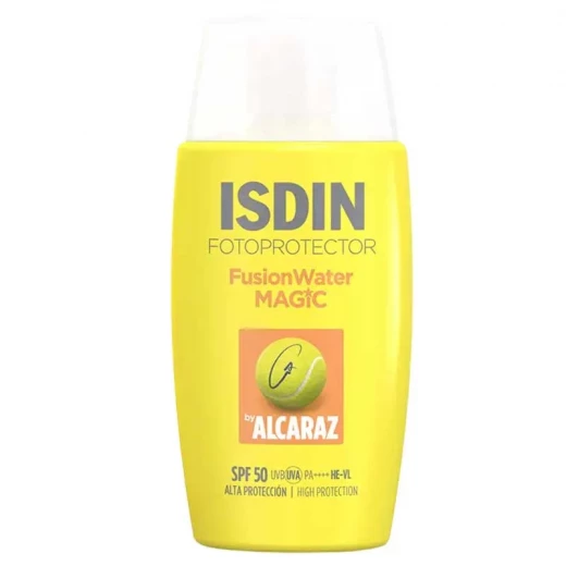 ISDIN FusionWater Magic SPF50+ Sunscreen 50ml, Broad Spectrum UVA/UVB Protection, Lightweight Formula ISDIN FusionWater Magic SPF50+ Sunscreen 50ml, Broad Spectrum UVA/UVB Protection, Lightweight Formula