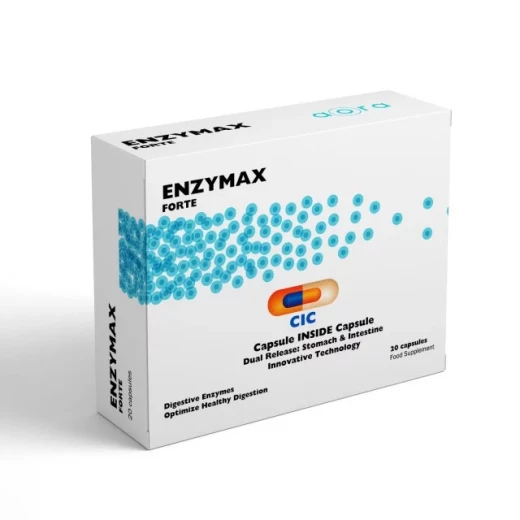 Aora Health Enzymax Forte 20 Capsules, Fast Acting Digestive Enzyme Supplement Aora Health Enzymax Forte 20 Capsules, Fast Acting Digestive Enzyme Supplement