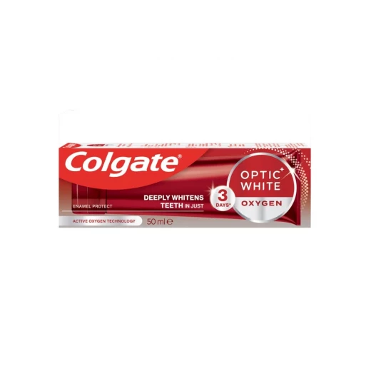 Colgate Optic White Oxygen Toothpaste 3 Shades Whiter 50ml for Whitening - Colgate - Image 2