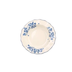 SOLECASA Serving Plate Set | 3 piece | 8.5 inch | Deep dish - Light Blue