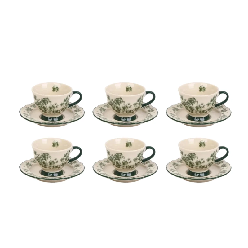 SOLECASA Tea Sets | 6 cup - Light Green - Solecasa