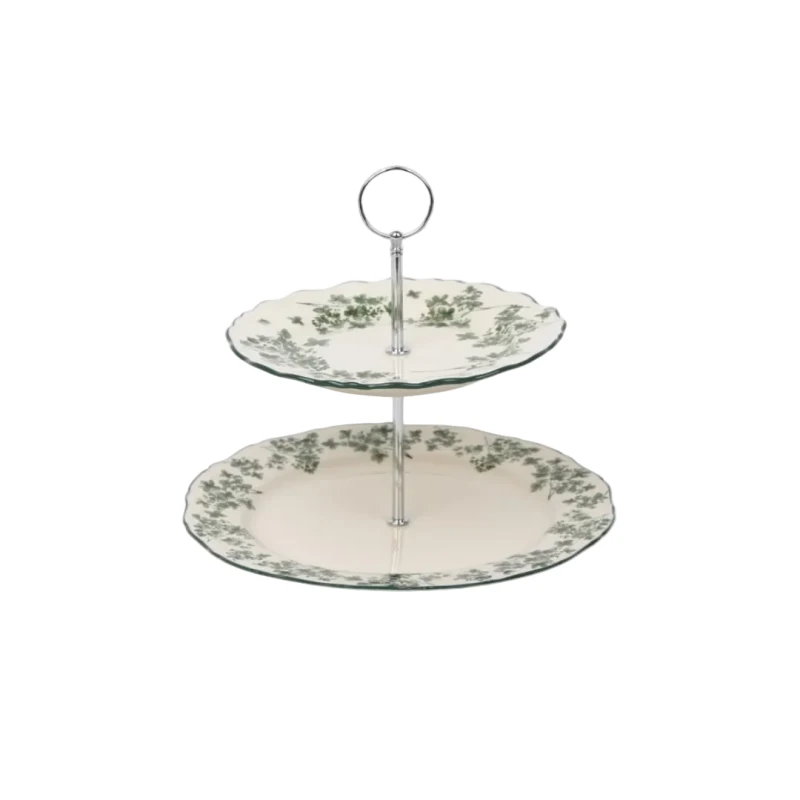 SOLECASA Tier Dessert Stand | Two - Light Green - Solecasa