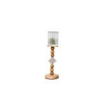 Home Decor Wooden Candle Holder Set – 3 Pieces - Home Decor