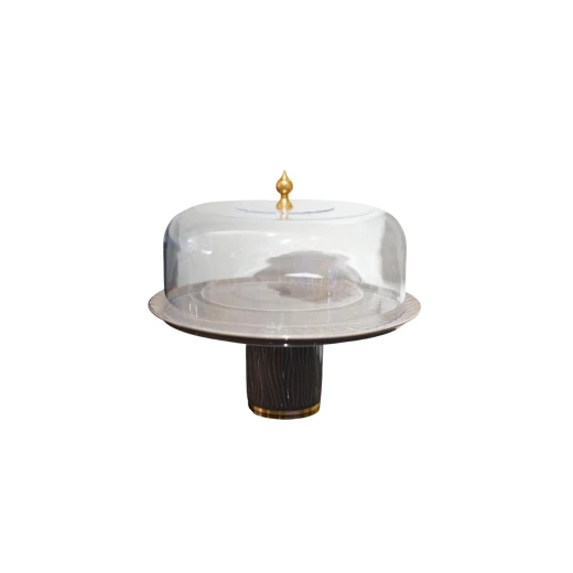 Jalasat Cake Serving Dish with Lid (Amber) Jalasat Cake Serving Dish with Lid (Amber)