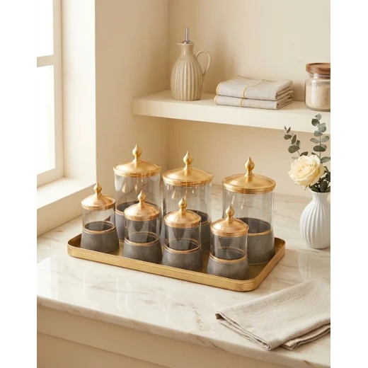 Jalasat Spice Set – 8 Pieces (Amber) - Jalasat - Image 2