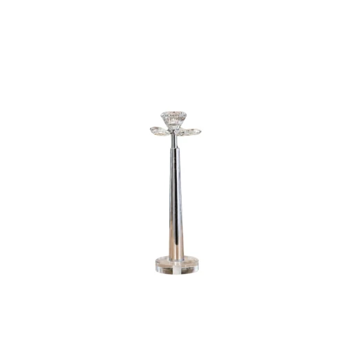Home Decor Gold-Plated Crystal Candle Holder Set – 3 Pieces - Home Decor - Image 3