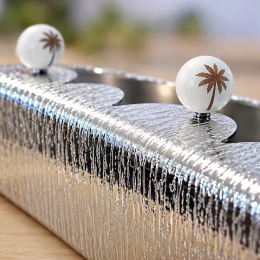 Home Decor Silver Tissue Box - Home Decor - Image 2