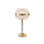 Home Decor Crystal Table Lamp with Gold Finish - Home Decor