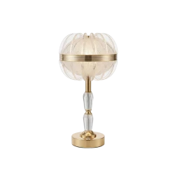 Home Decor Crystal Table Lamp with Gold Finish