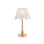 Home Decor Crystal Table Lamp with Gold Finis - Home Decor