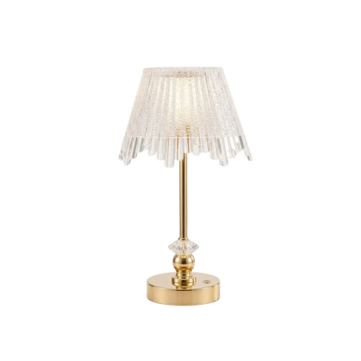 Home Decor Crystal Table Lamp with Gold Finis Home Decor Crystal Table Lamp with Gold Finis