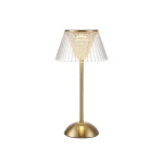 Home Decor Crystal Table Lamp with Gold Finish - Home Decor