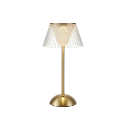 Home Decor Crystal Table Lamp with Gold Finish