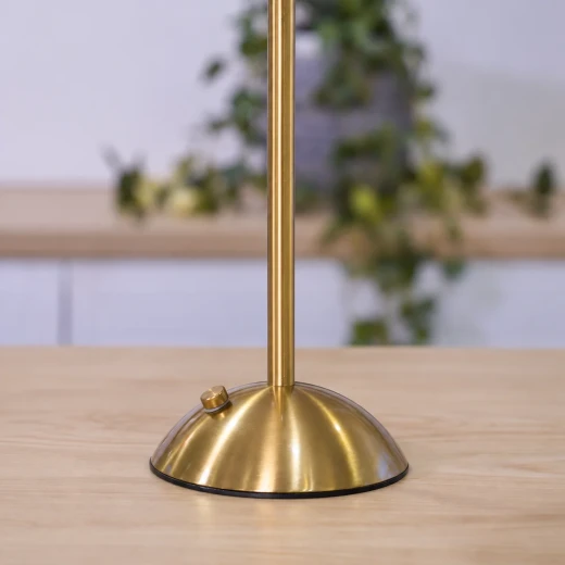 Home Decor Crystal Table Lamp with Gold Finish - Home Decor - Image 3
