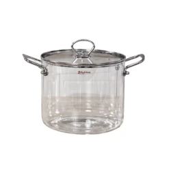 Cookware Set Clear Pyrex Pot with Stainless Steel Handles | 4.5 L