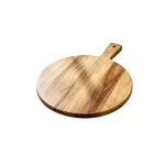 Wooden Rounded Chopping Board – Natural wood - Wooden