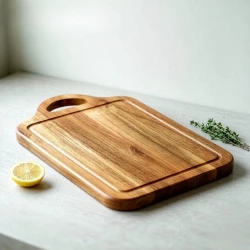 Wooden Chopping Board (Large) – Natural