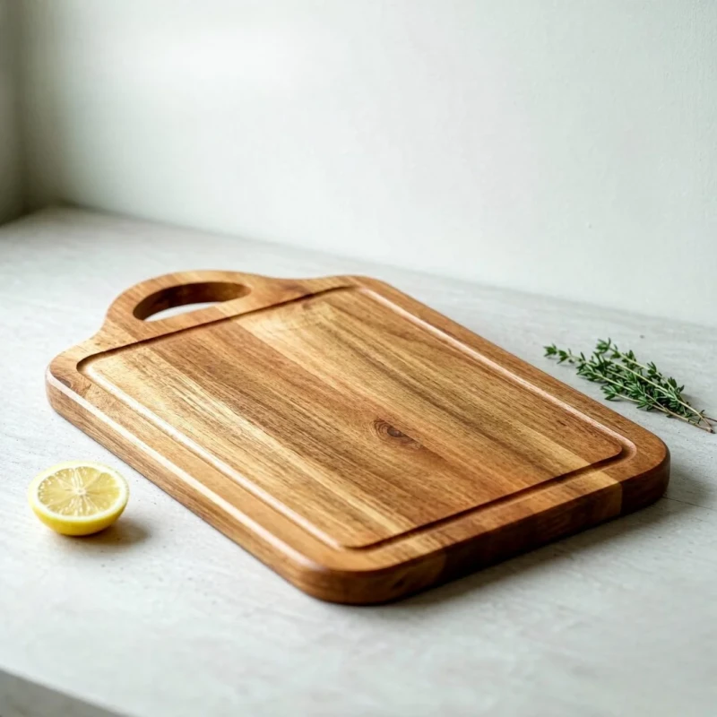 Wooden Chopping Board (Large) – Natural - Wooden