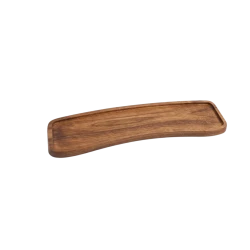 Wooden Rectangular Acacia Wood Serving Tray (Large)