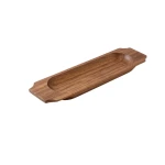 Wooden Rectangular Acacia Wood Serving Tray – natural - Wooden