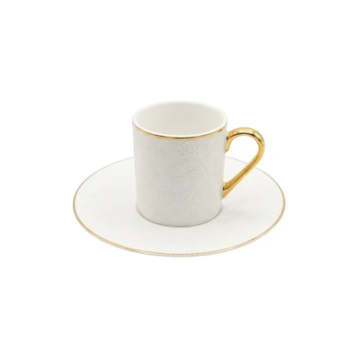 Royal Milano Cylinder Coffee Cups | Set 6 Pieces | White Pazzly Royal Milano Cylinder Coffee Cups | Set 6 Pieces | White Pazzly