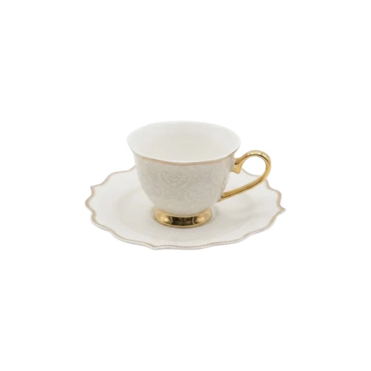 Royal Milano Coffee Cups with Foot | Set 6 Pieces | Velvet Royal Milano Coffee Cups with Foot | Set 6 Pieces | Velvet