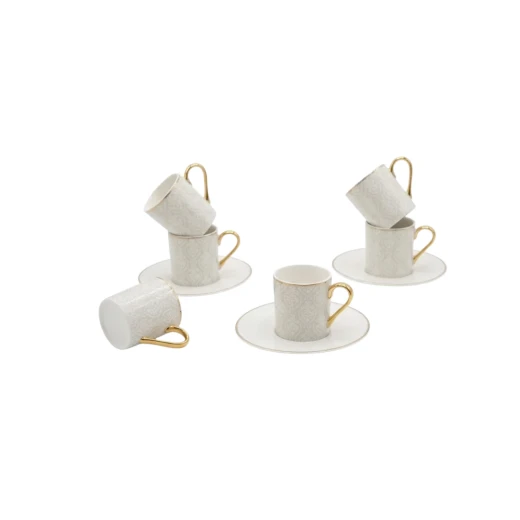 Royal Milano Cylinder Coffee Cups | Set 6 Pieces | Velvet - Milano - Image 2