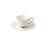 Royal Milano Coffee Cups with Foot | Set 6 Pieces | Romance - Milano